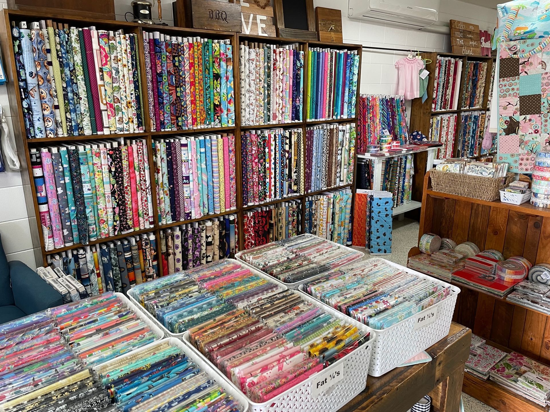 Fabric On Shelf — Arts & Crafts in Emu Park, QLD