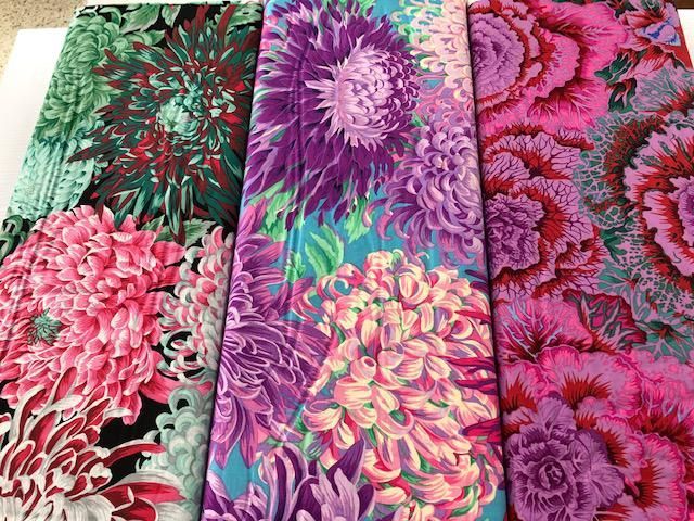 Fabric With Different Flowers — Arts & Crafts in Emu Park, QLD