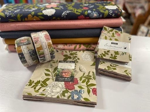 A Stack of Fabrics and Washi Tape on a Table — Lyn-Jelle Crafts in Emu Park, QLD