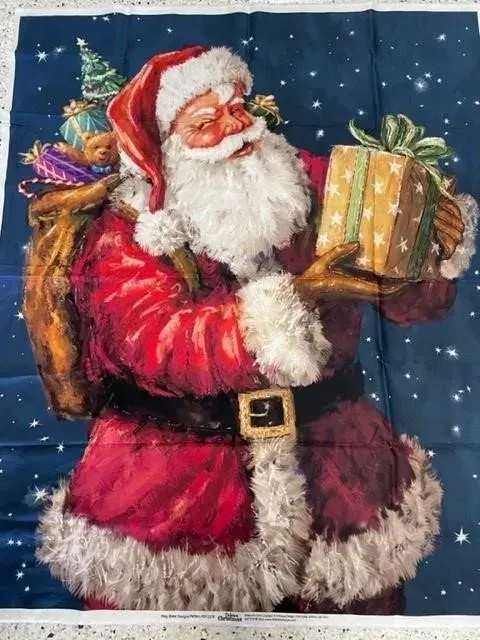 Santa Holding Gift — Arts & Crafts in Emu Park, QLD