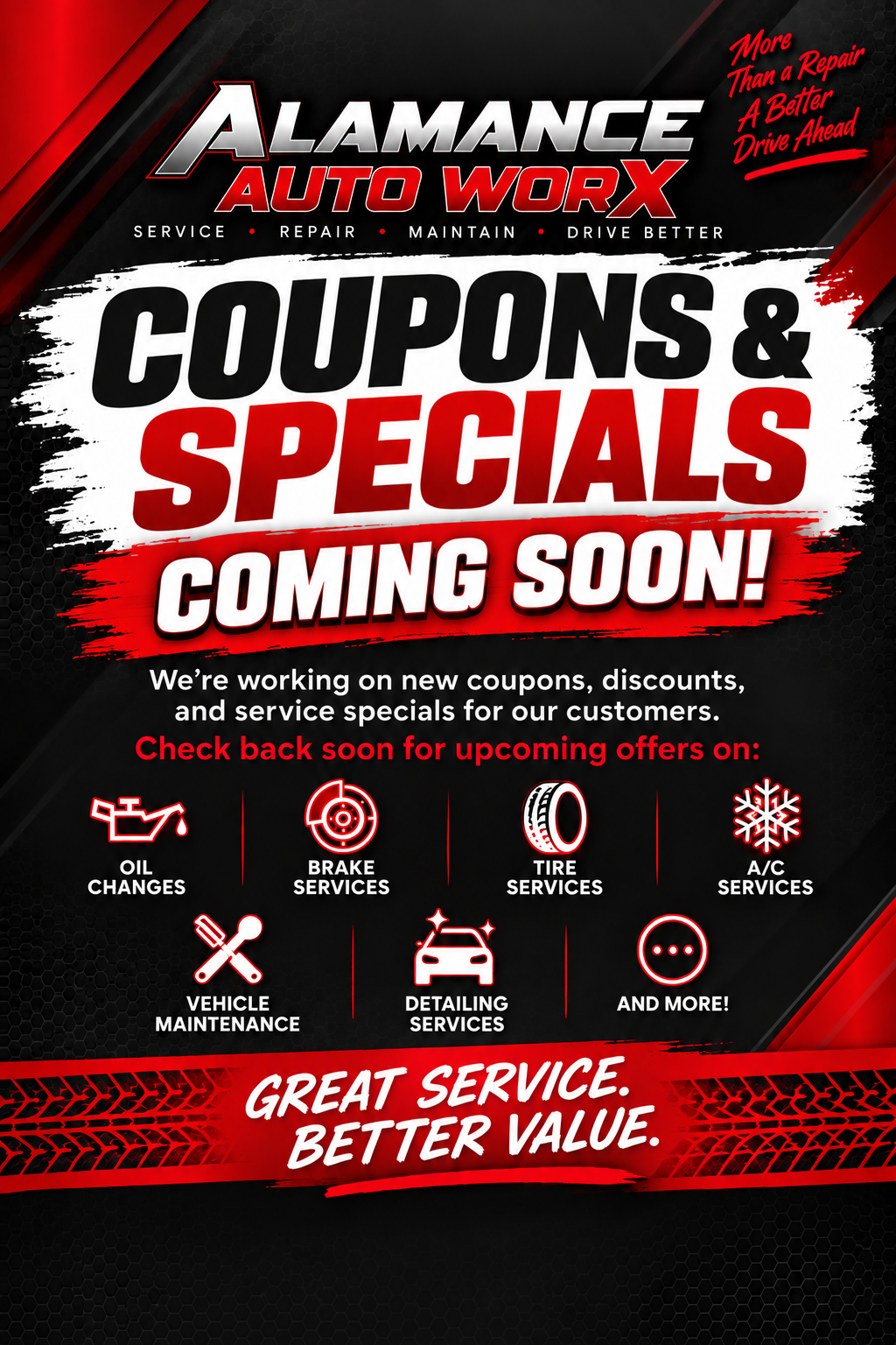 Placeholder Coupon | Alamance Auto Worx