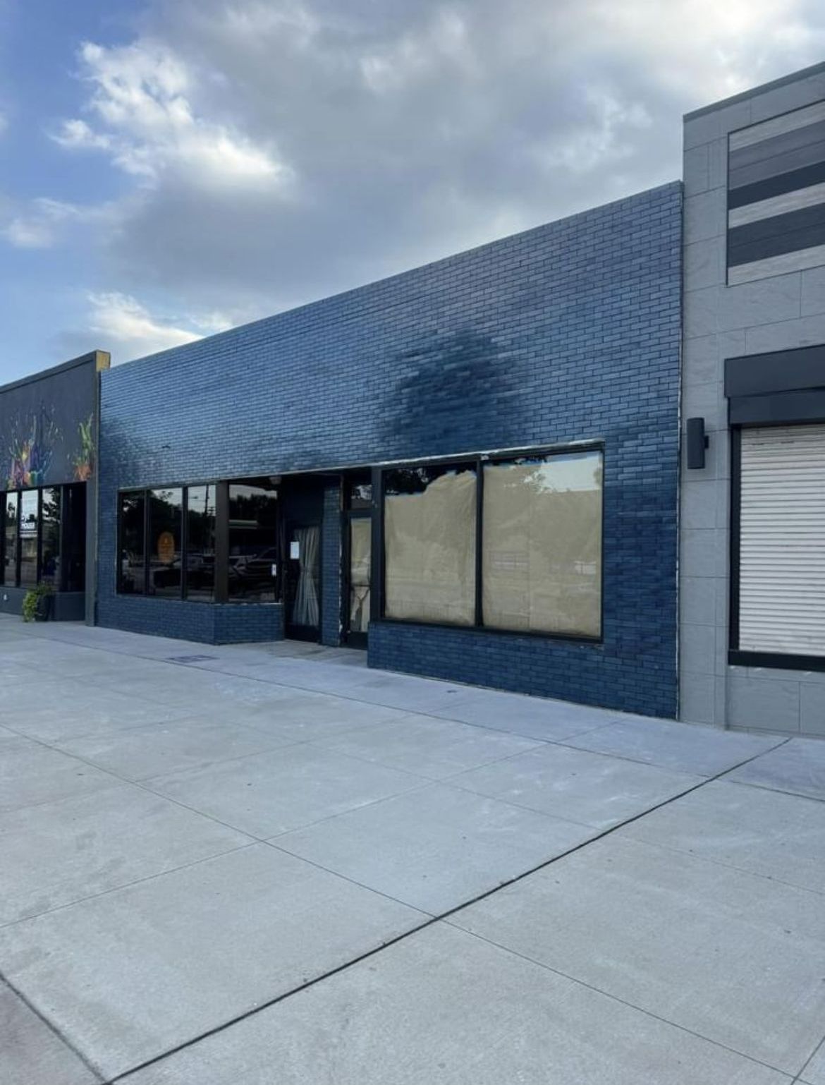 Detroit store front brick replacement