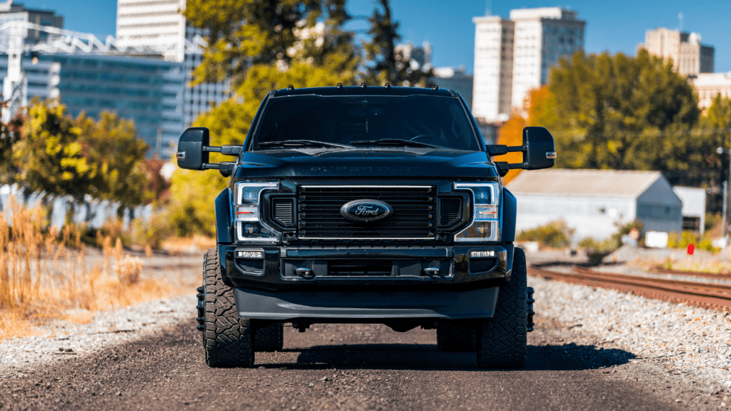 for diesel truck on  a dirt road