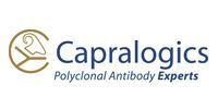 Logo of Capralogics with a goat head icon and text