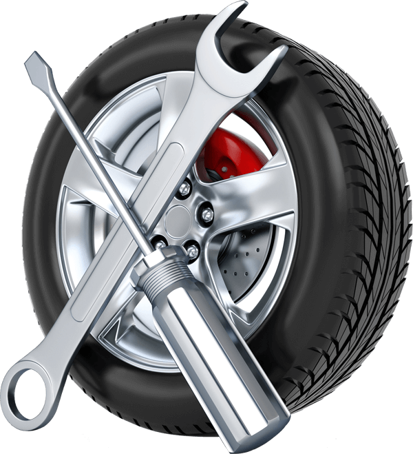 car tire and repair tools
