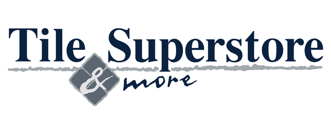 Tile Superstore logo with a tile graphic and "more" text.