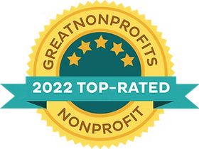 A badge that says `` great nonprofits 2022 top-rated nonprofit ''