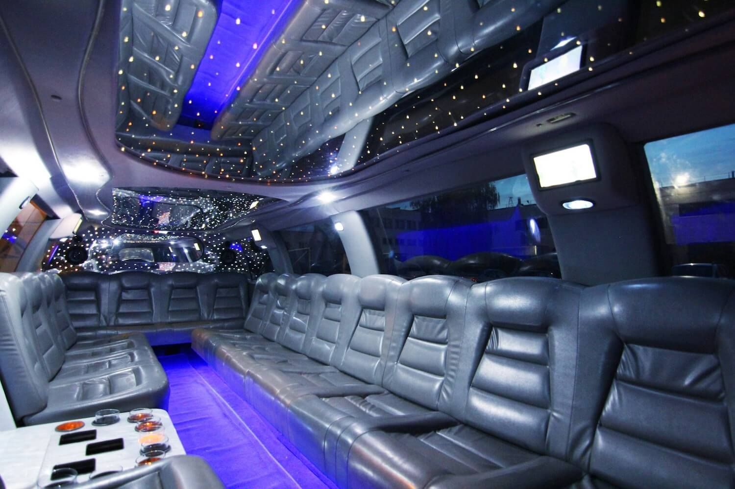 Dallas white suv limo rental service