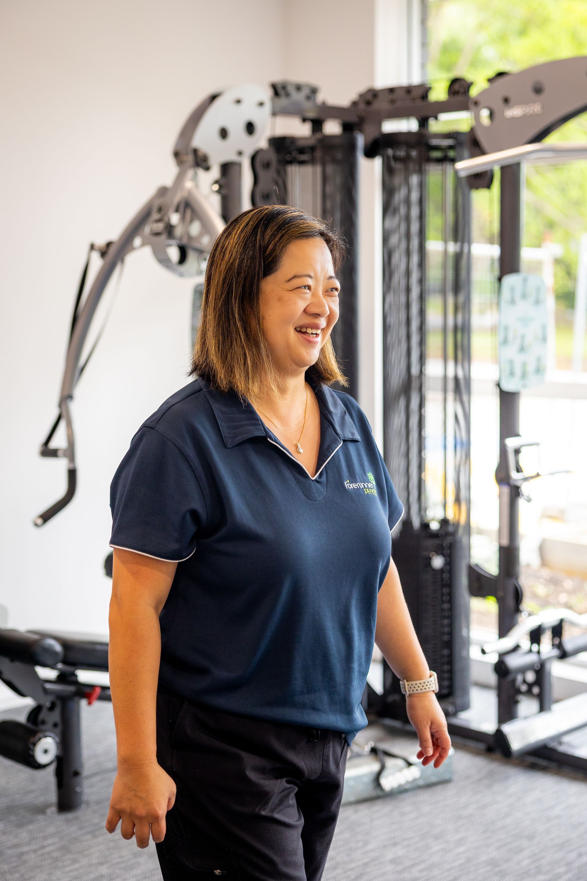 Man Doing an Inverted Row on a Pull-up Bar — Forerunner Physio In Taree, NSW