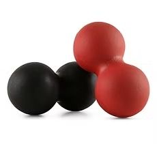 Three Peanut-shaped Massage Balls; One Red — Forerunner Physio In Taree, NSW