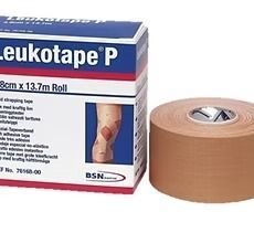 Box of Leukotape P and Roll of Brown Athletic Tape — Forerunner Physio In Taree, NSW