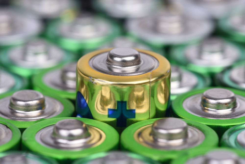 Close-up Of Batteries With One Standing Out — Midtown Hobbies In Lismore, NSW