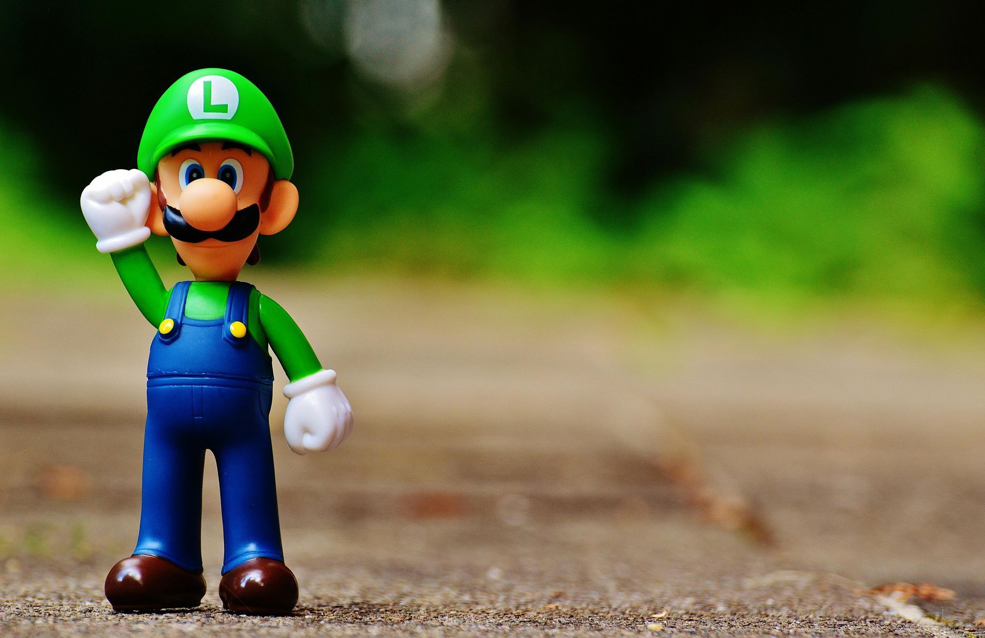 Luigi Figurine — Midtown Hobbies In Lismore, NSW