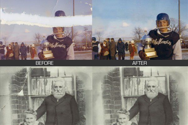 Digital restoration, retouching & photoshop