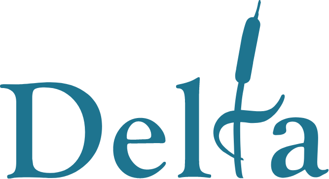 The teal logo for 