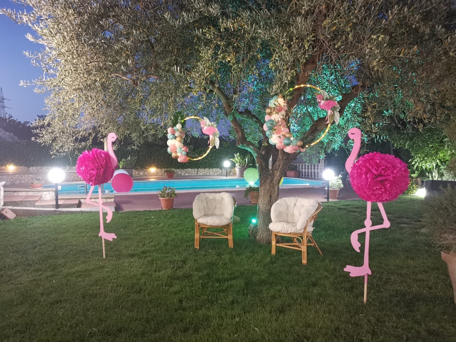 scenografia con palloncini