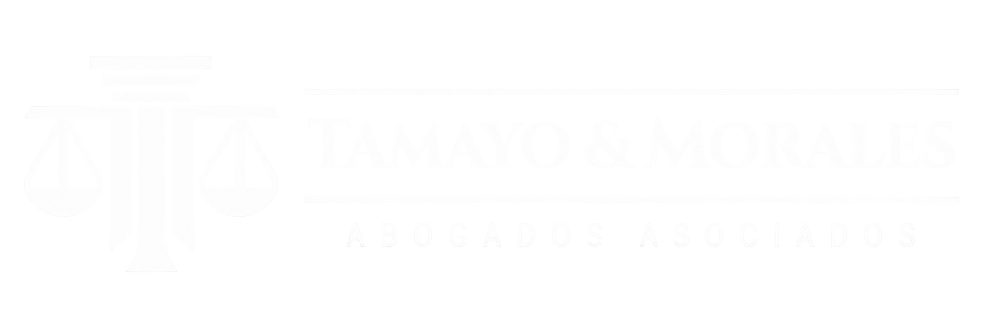 Logotipo de Tamayo & Bermudez Abogados Asociados con monograma T&B azul y texto sobre fondo blanco