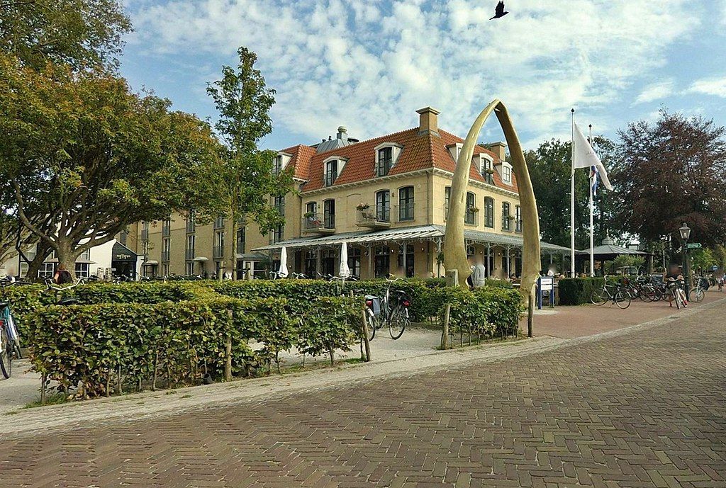 Schiermonnikoog, Netherlands: whale jaws near Hotel Graaf Bernstorff on the Dutch Wadden Islands