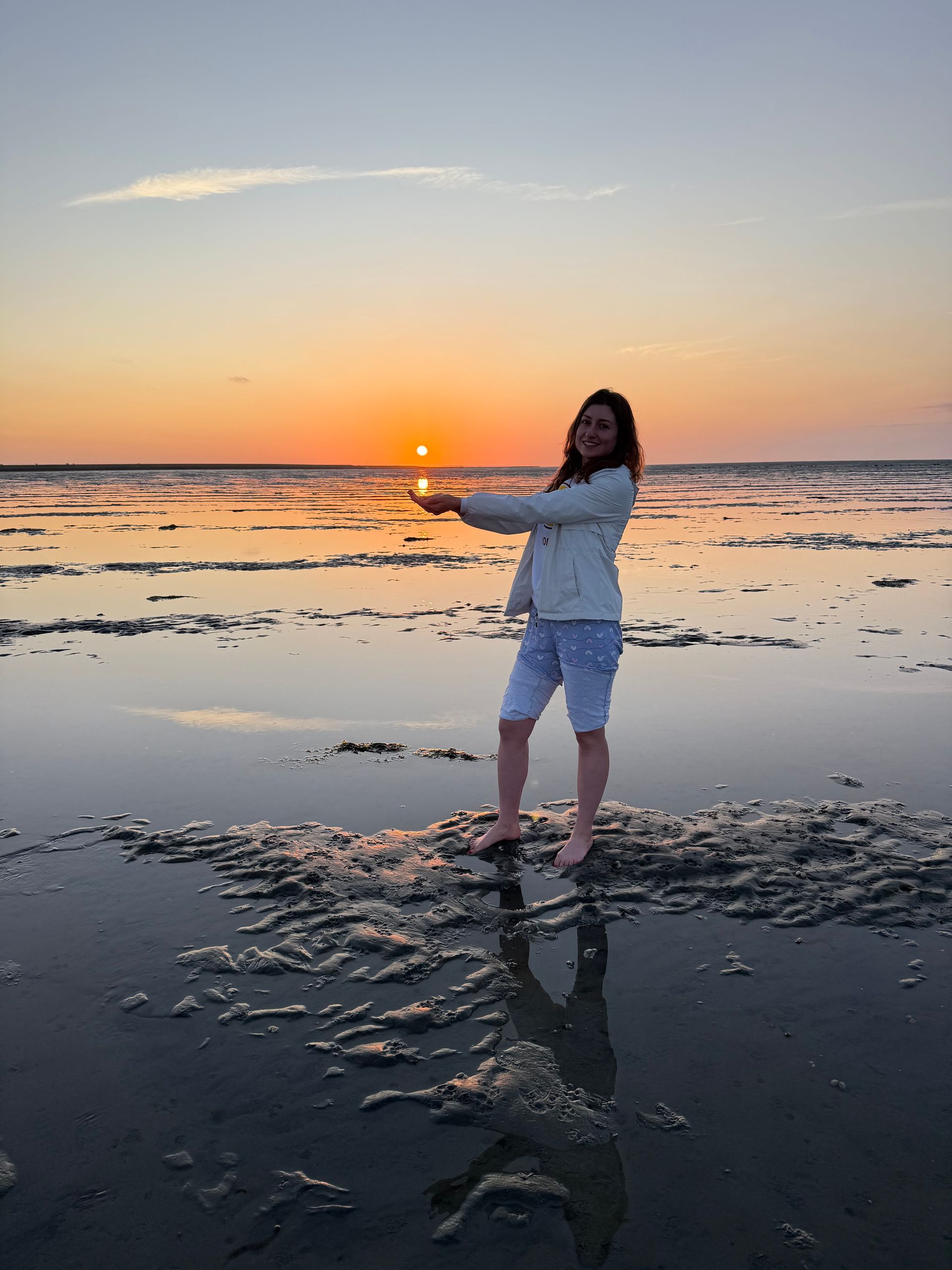 night on the Wadden Sea