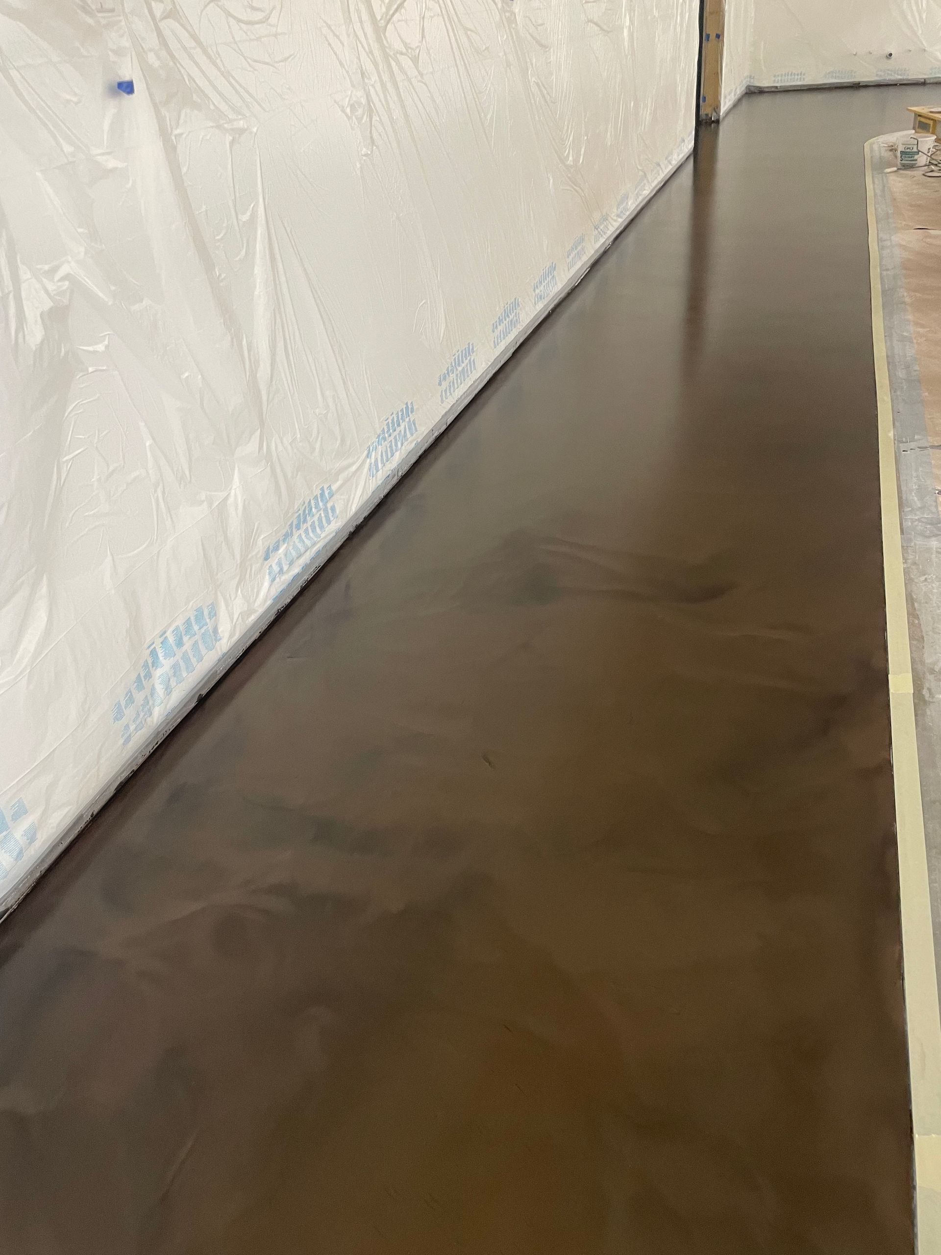 Professional concrete epoxy installation by GH Alaska