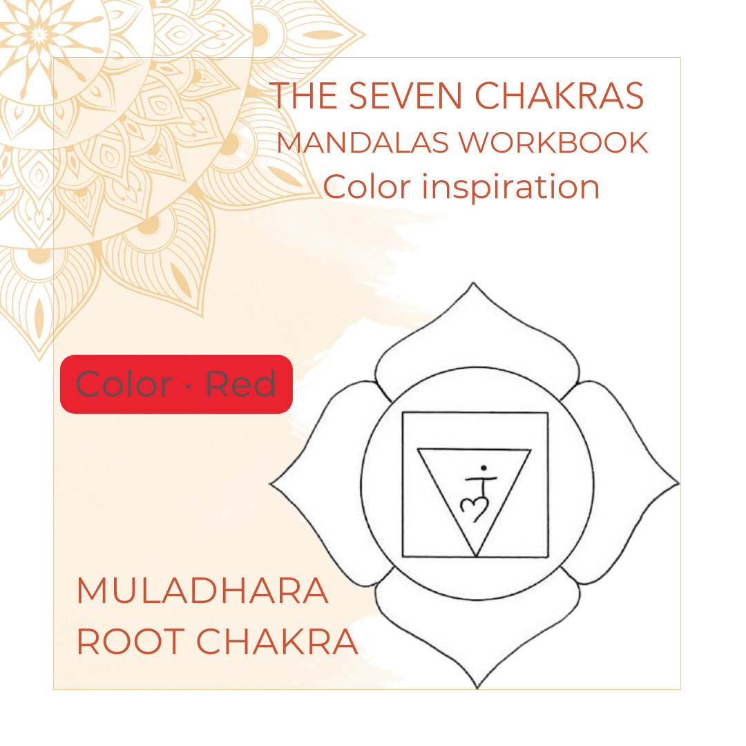 Muladhara chakra - Root chakra - Color inspiration