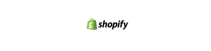 Shopify logo on a white background