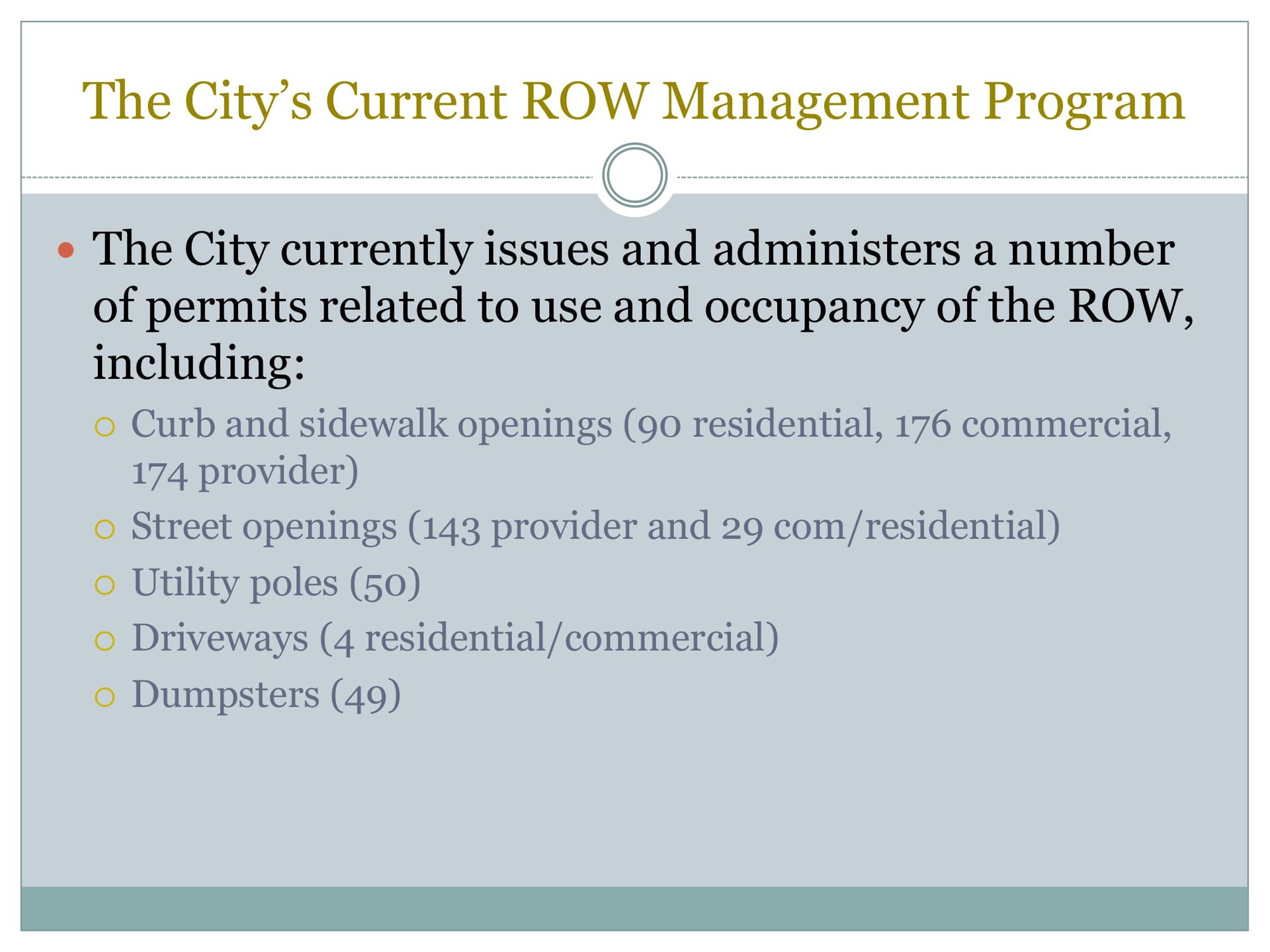 Cftod Row Permit Example Right-of-Way Planner | Philadelphia, PA | CBG