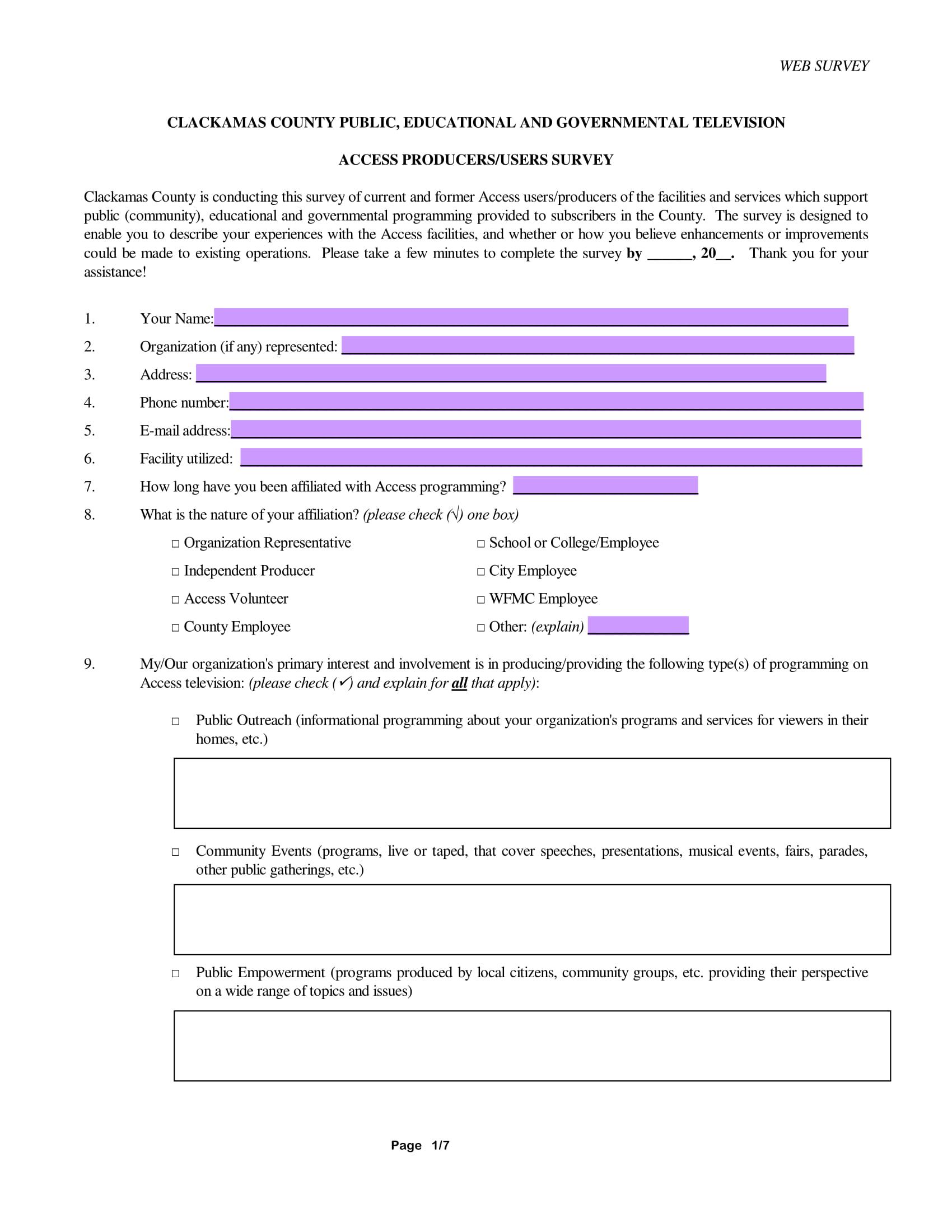 A white sheet of paper with purple lines on it.