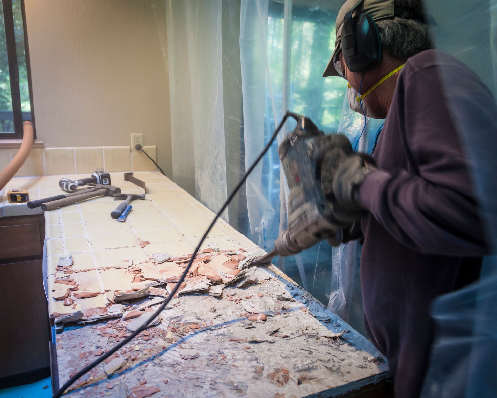 Old Countertop Removal — Redmond, OR — Divine Countertops