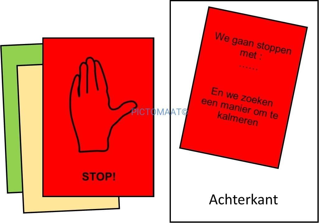 Stop, Denk, Doe-kaartjes