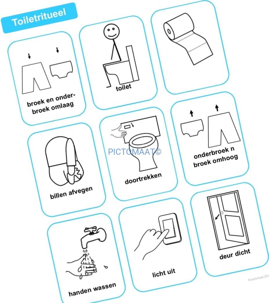 Toiletritueel A4 Poster