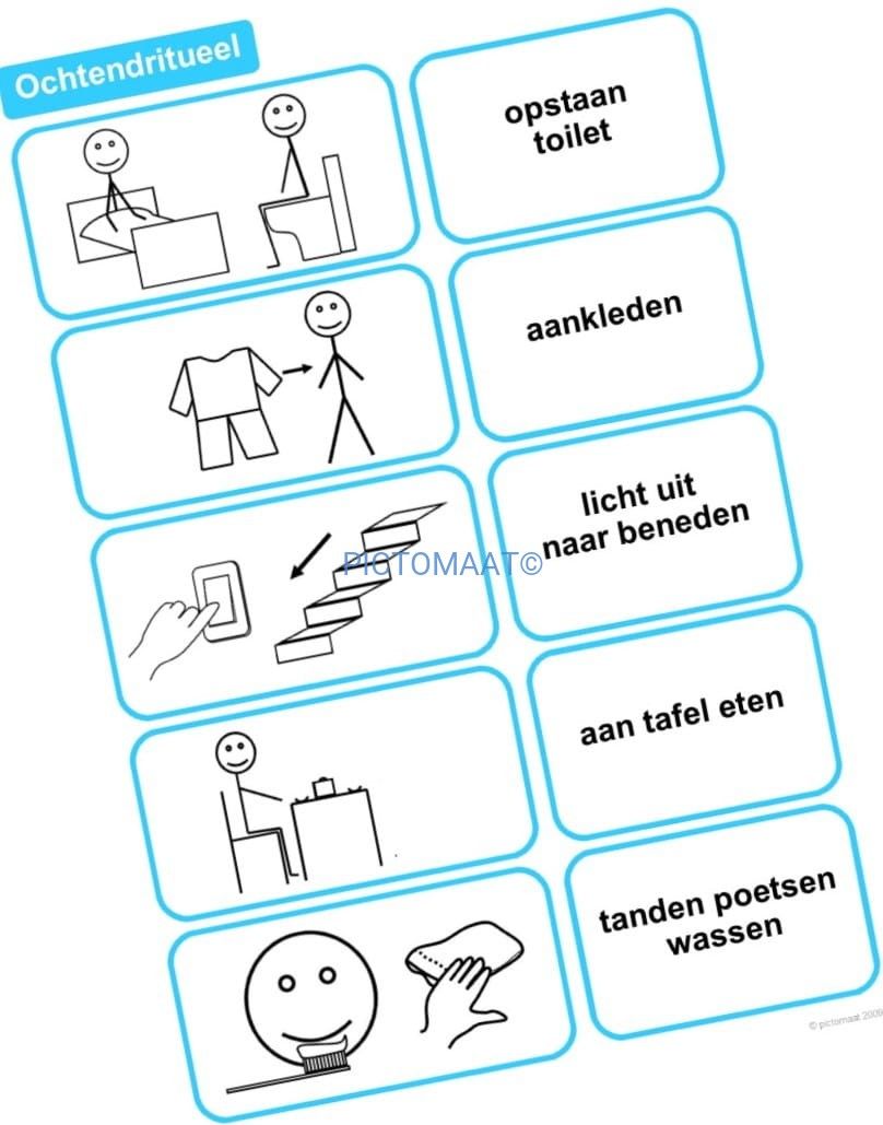 Ochtendritueel A3 poster
