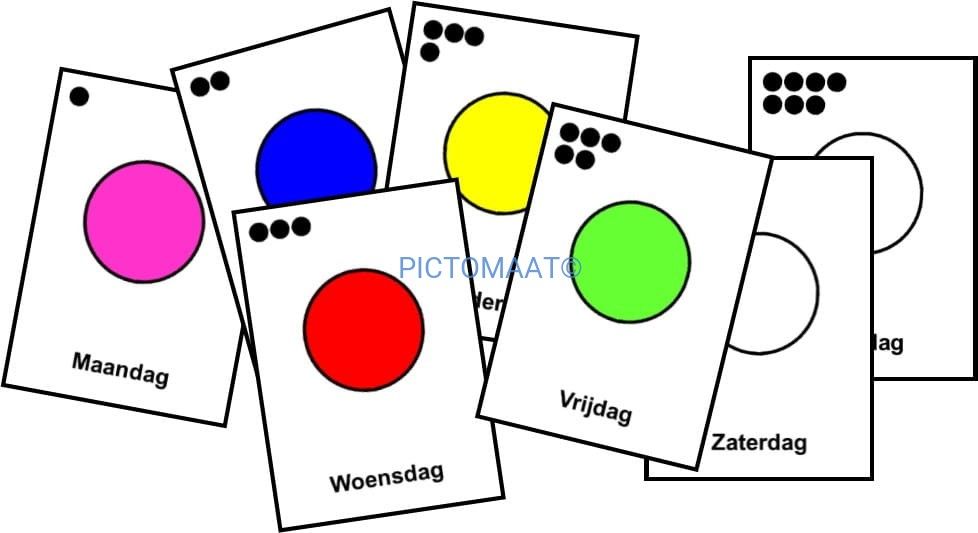 Dagen v/d week (kleur)