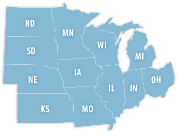 Map, Midwest Hunting, Minnesota Hunting, Central Minnesota, Central Minnesota Hunting, Big Buck Adventures, Deer Hunting.