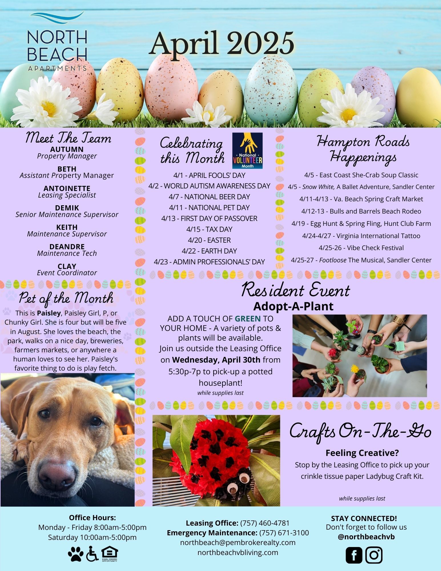 April 2025 Resident Newsletter