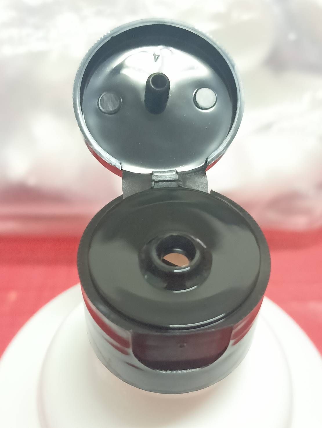 2684小工具｜3BOSSWU｜15ml 翻蓋【寬口】分裝瓶｜粉末｜黑蓋色 ｜分裝試用品行銷｜一組10個$90