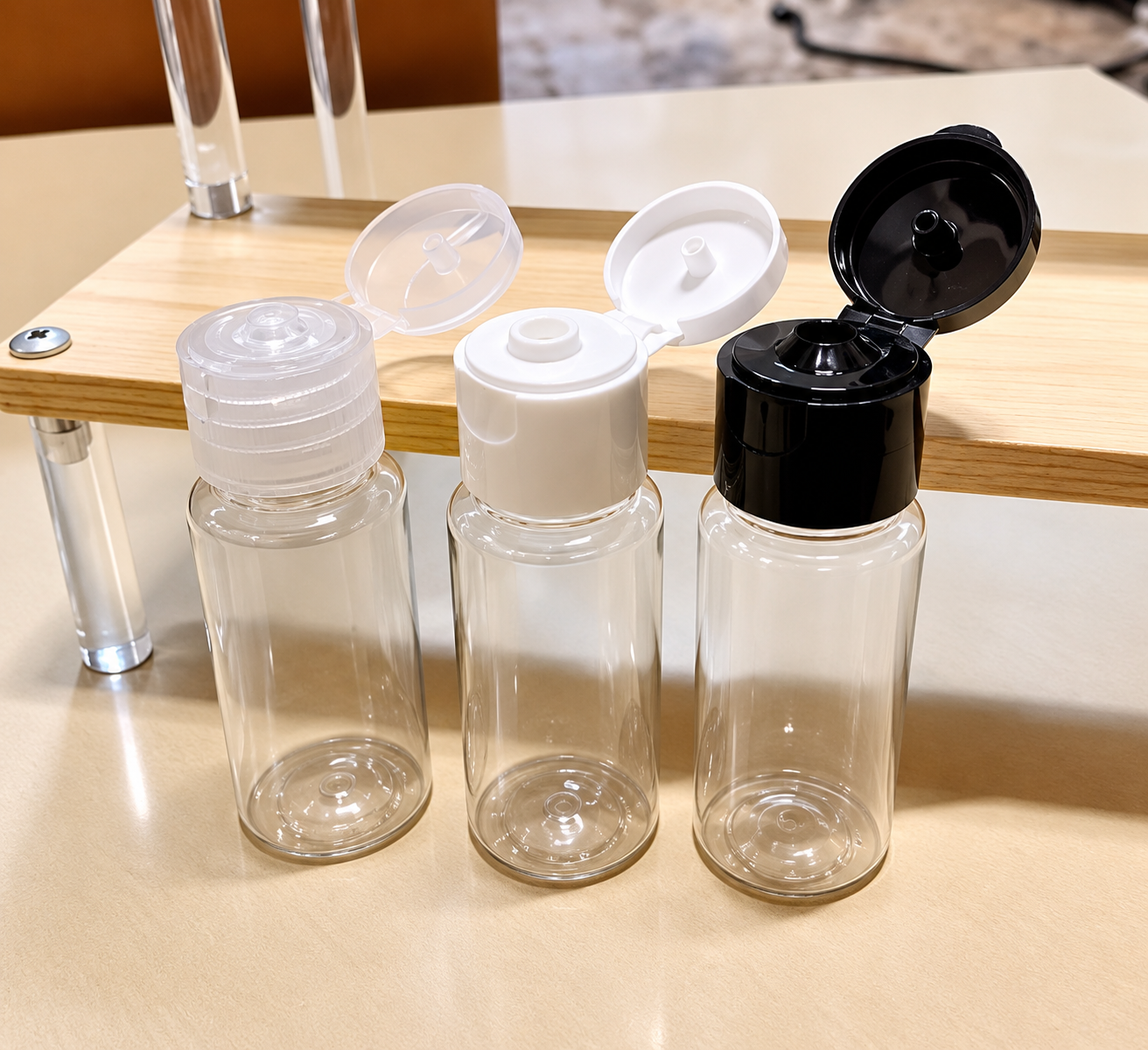 2665小工具｜3BOSSWU｜10ml翻蓋分裝瓶｜粉末｜黑蓋色 ｜分裝試用品行銷｜一組10個$70｜20231225