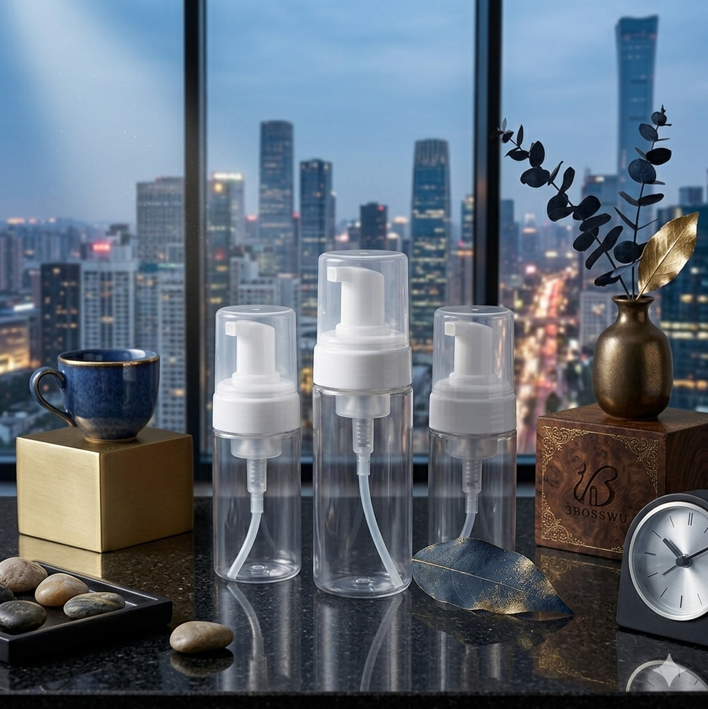 #88271小工具-3BOSSWU小商品  100ML(3支組)泡沫瓶慕斯瓶    /全館滿千免運  適合分裝洗面乳、沐浴乳、護手乳等