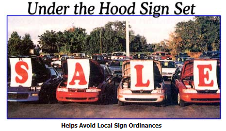 Under the Hood Signs - Oxnard, CA - Vargas Signs