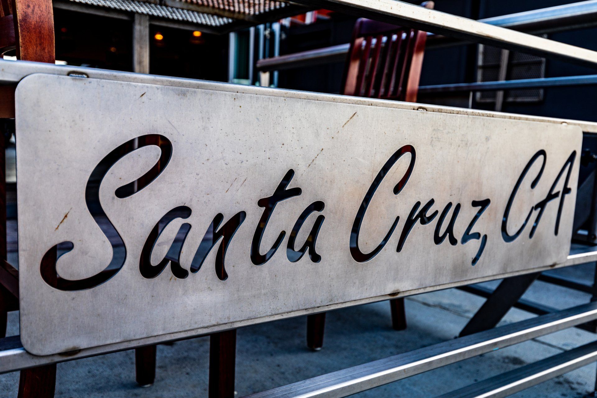 City and State Metal Sign - Oxnard, CA - Vargas Signs
