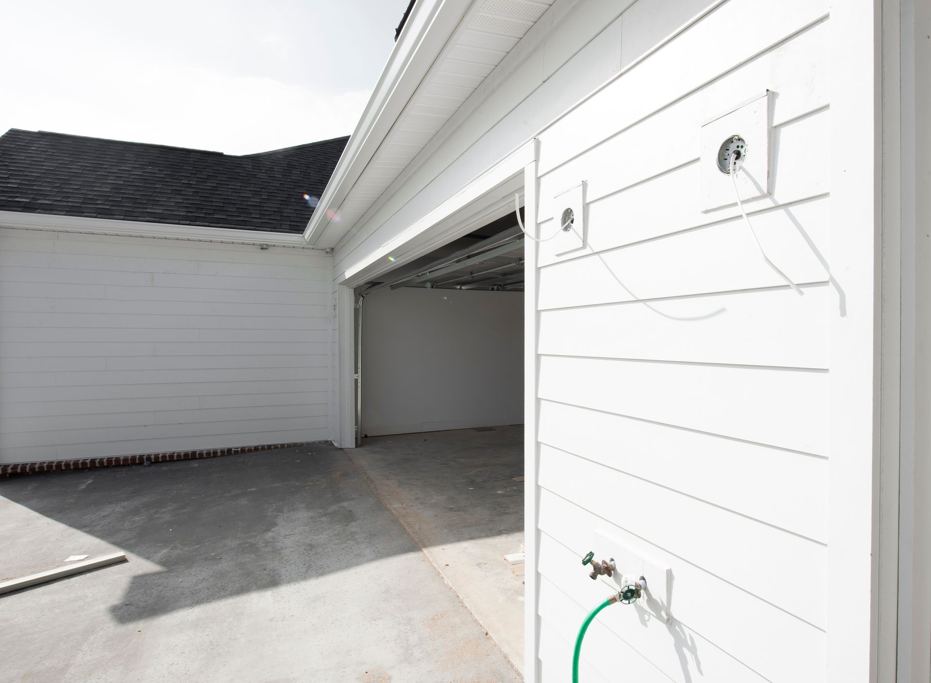 Modern White Garage Door — Frankfort, IL — U.S. Overhead Door Inc.