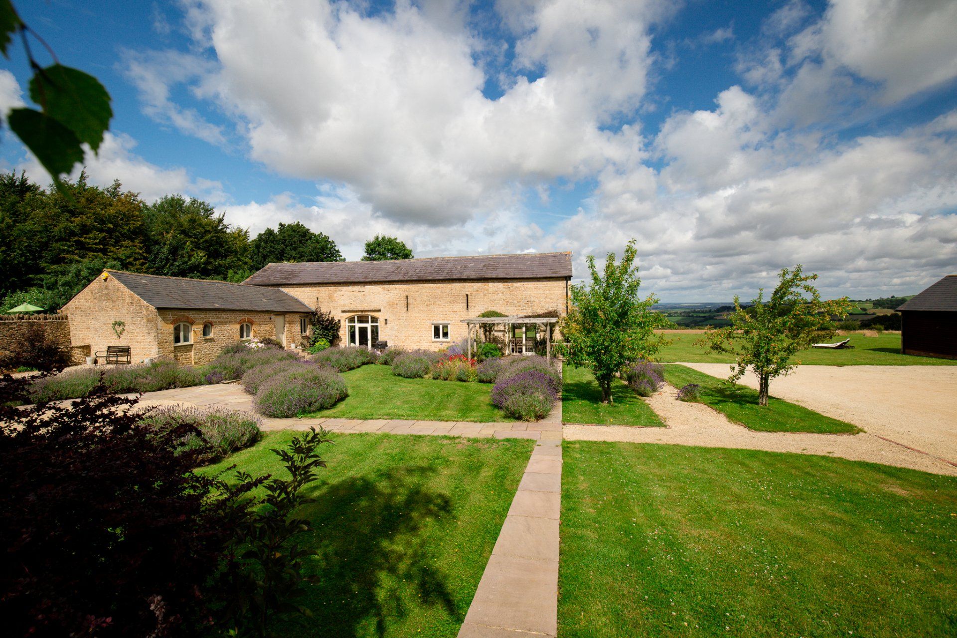 External view, Large family accommodation in the Cotswolds.