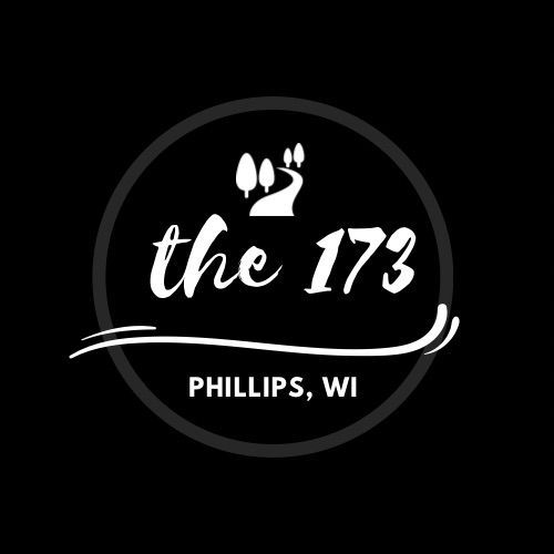 Black circle logo, white text: