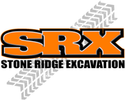 A logo for Stone Ridge Excavation with a phone number