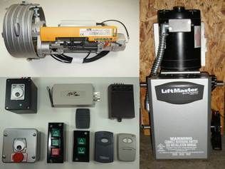 There are many different types of garage door motors and remotes.