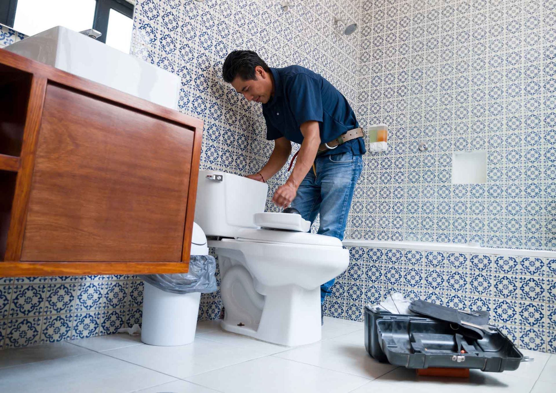 Toilet installation — Palm Bay, FL — Accurate Plumbing Solutions