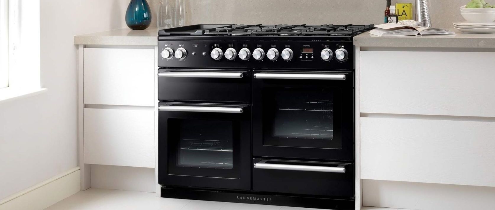 Discover Rangemaster Range Cookers at The AGA Shop Stove & Fire Centre Photograph of Rangemaster Range Cooker