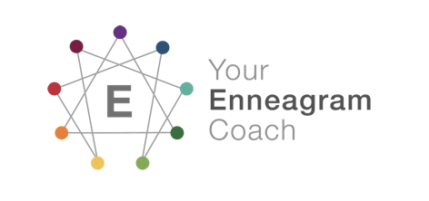 Logo for Your Enneagram Coach featuring a multicolored, nine-pointed Enneagram symbol with an