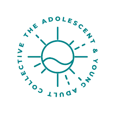 A logo for the adolescent and young adult collective