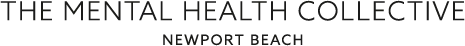 A logo for the mental health collective in newport beach